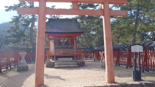 厳島神社の先にひっそりたたずむ神社