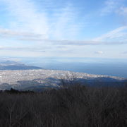 富士山と箱根を一望