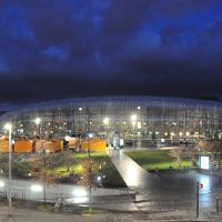 ホテルからのストラスブール駅