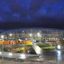 日の出直前のGare Strasbourg。