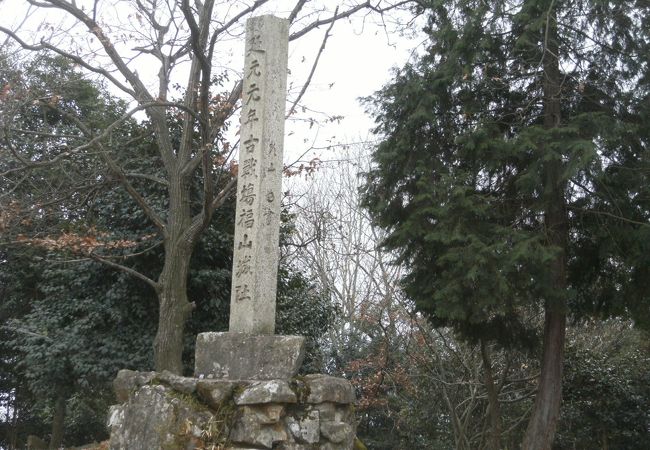 標高302ｍの山頂にある絶景の山城跡