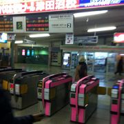 総武線との接続駅