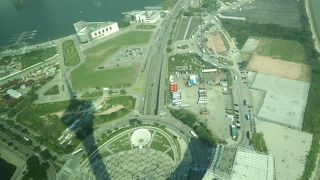 マカオ半島を見わたすことができます。