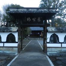 江戸時代の中門