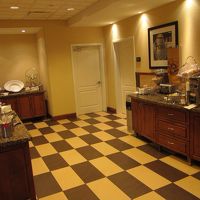 無料の朝食エリア