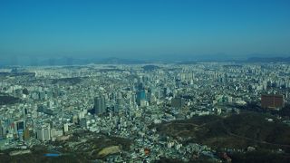 ソウル市内が見渡せます