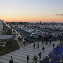 駐車場も無料だし、高速道路降りてすぐなのが嬉しい