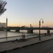 Nile River promenade in Cairo