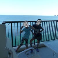 客室のバルコニーから、８階からの風景、鳴門大橋は見えません