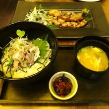 お勧め！真鯛と塩昆布の合えご飯