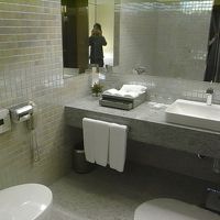 トイレはもちろんウォシュレット、フタも自動で開きます。