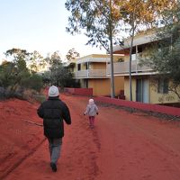 ホテルの裏です。