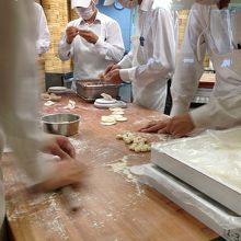 小籠包の製造過程