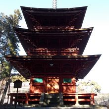 四本龍寺三重塔