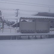 弘南鉄道の駅とは離れています