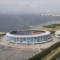 部屋から見えるマリンスタジアム