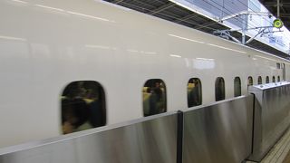 ホーム柵があるので、安心かも