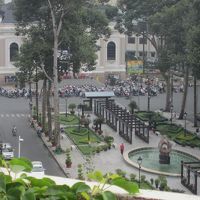 朝のルーフトップガーデンからの眺め