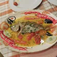 お魚はアクア・パッツァにしていただきました