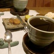 伝統茶のカフェ