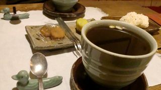 伝統茶のカフェ