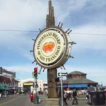 フィッシャーマンズワーフの看板