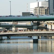 大江橋（おおえばし）周辺の光景