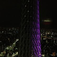 目の前からのスカイツリー