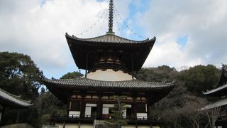 国宝の大塔が圧巻です