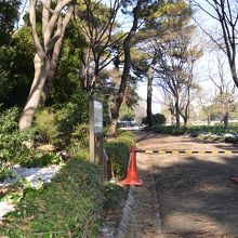 皇居の江戸城の松の廊下跡。