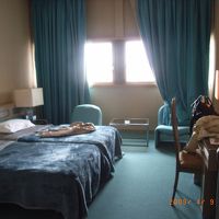 ツインルームのシングルユース　4950円　広々している