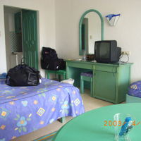 ２０畳ほどの広々した部屋　これで２０ドル