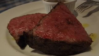 イチボのグリルはボリューム満点でした！