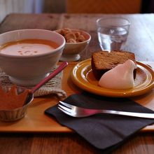 ケーキセットです。