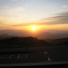 夕焼けがきれいです