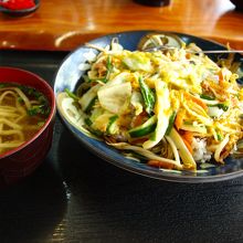 おすすめのちゃんぽんです