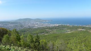 毛無山から遠くに増毛が望めるそうで