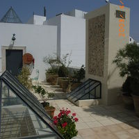 屋上　きれいにしつらえてあります。