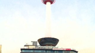 白い京都タワー