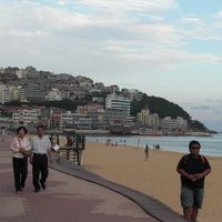 ホテル前のビーチ