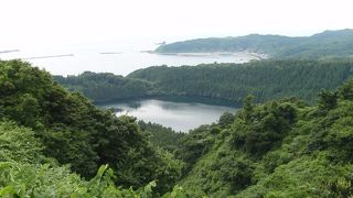 水蒸気爆発でできた火口