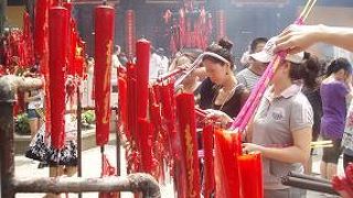 蘇州の賑やかなお寺