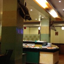 サラダバーの一角