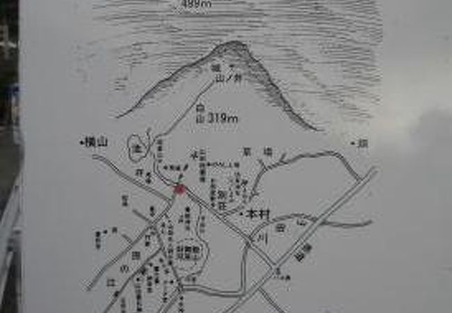 傾斜の急な山道