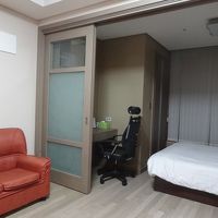 ダブルベッドが一つ