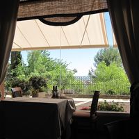 レストラン内からの眺望。