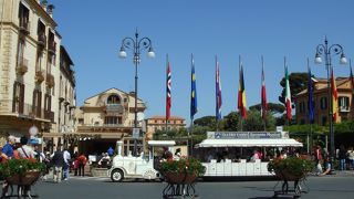 開放感のある広場