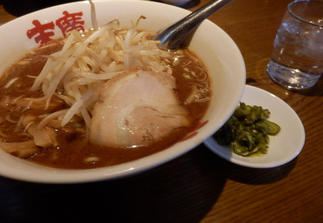 ラーメンの種類が豊富