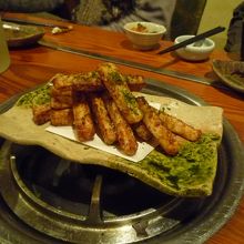 長芋のフライ、珍しいですね。