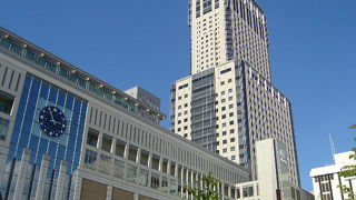 眼下に広がる札幌の街